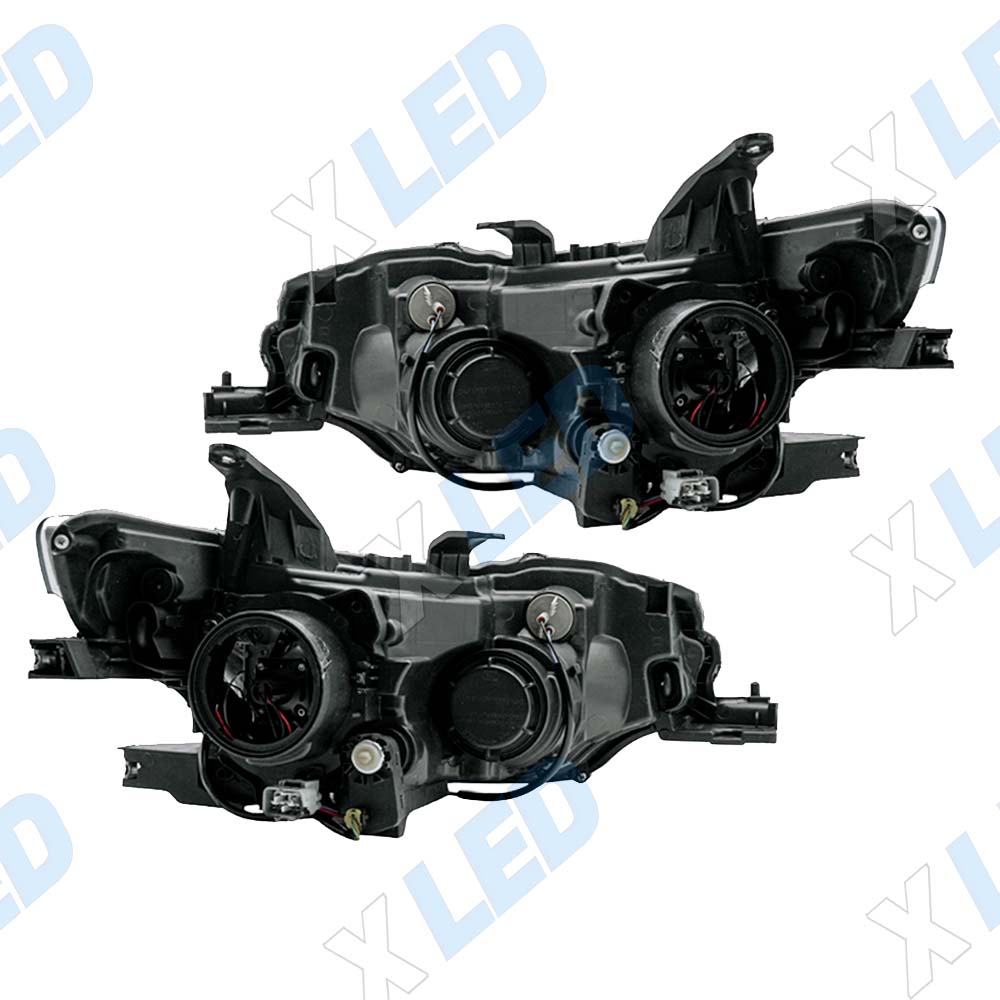 Комплект фар Mitsubishi Outlander (2014-2015) с bi-led линзами ХV3 Pro X-LED, подключение ксенон