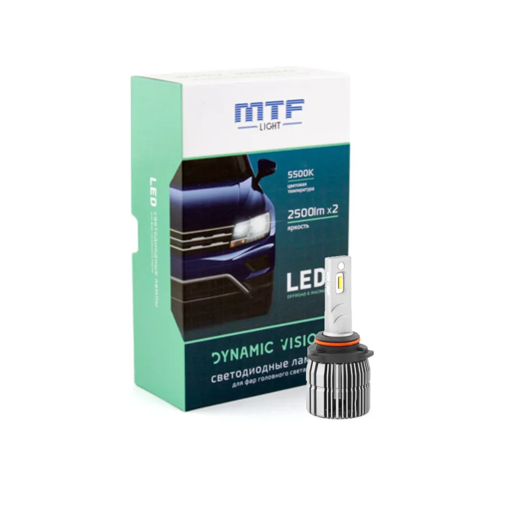 Комплект светодиодных ламп HB4 (9006) MTF Light DYNAMIC VISION 5500K 12v