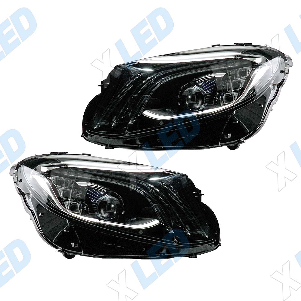Комплект фар (тюнинг) Mercedes E-Class W213 V (2016-2021) Full Led (в стиле Maybach)