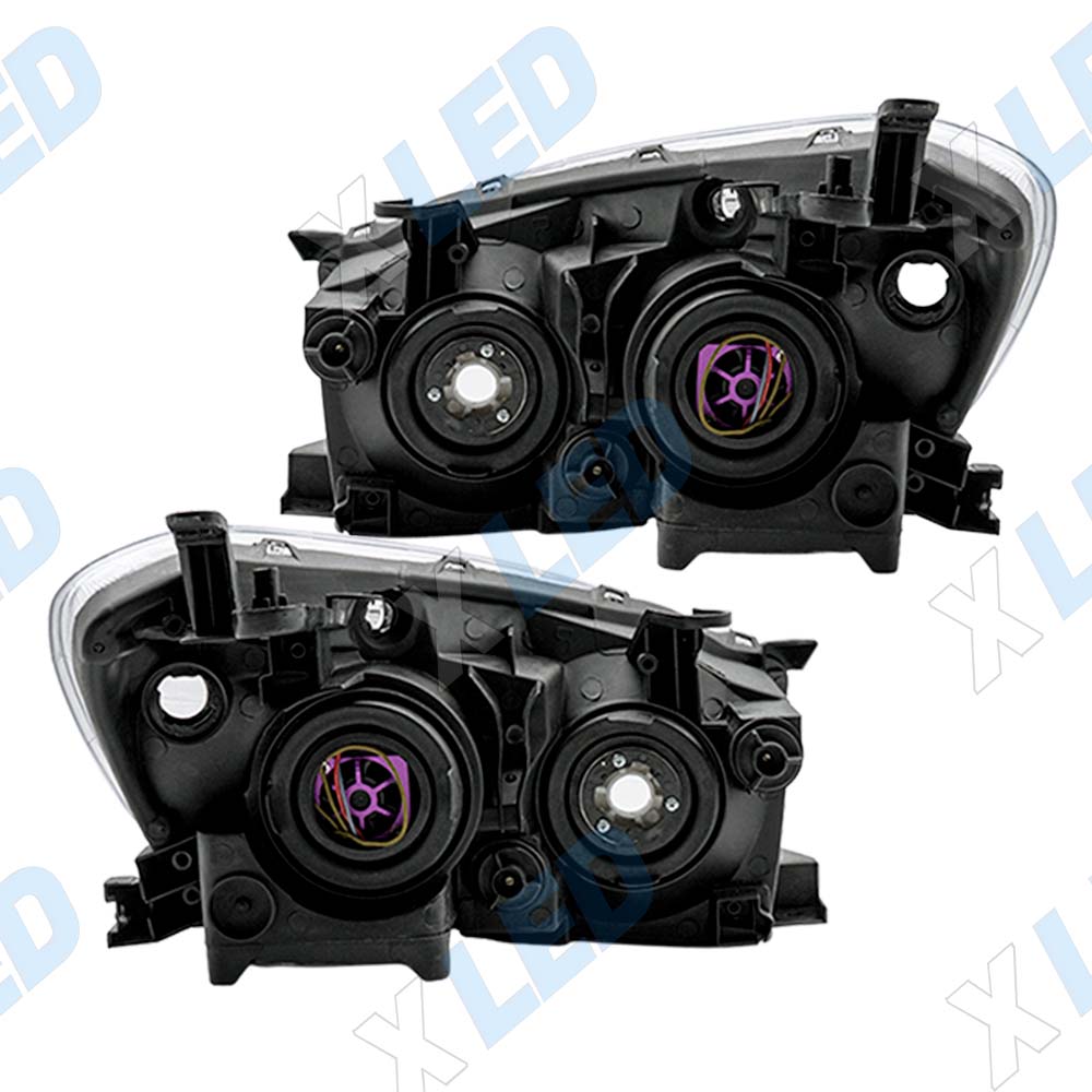 Комплект фар Toyota RAV4 (2005-2007) с bi-led линзами Х4 X-LED, подключение галоген