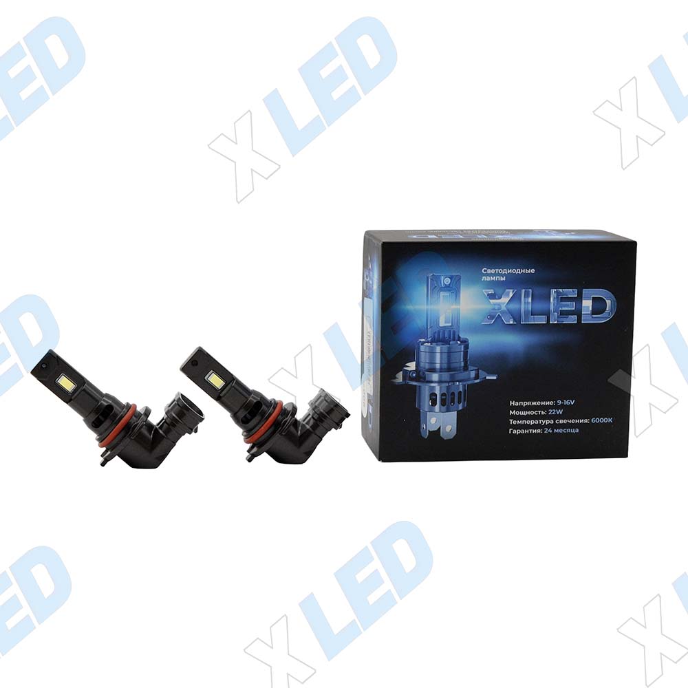 Комплект светодиодных ламп HB4 (9006) X-LED 6000K 9-16v