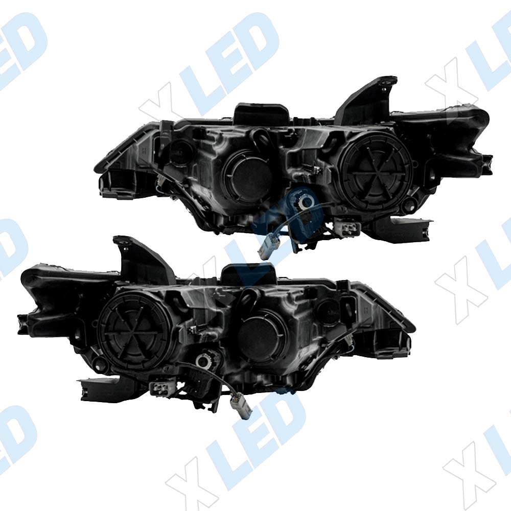 Комплект фар Mitsubishi Outlander (2016-2018) с bi-led линзами ХV6 X-LED, подключение галоген