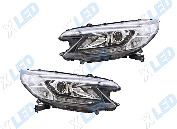 Комплект фар Honda CR-V (2012) с bi-led линзами Х4 X-LED