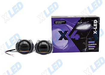 Комплект би-лед (Bi-Led) линз X-LED X4 3.0 5500К