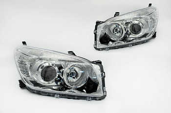 Комплект фар Toyota RAV4 (2005-2007) с bi-led линзами ХV6 X-LED