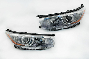 Комплект фар Toyota Highlander (2013-2016) с bi-led линзами Х4 X-LED