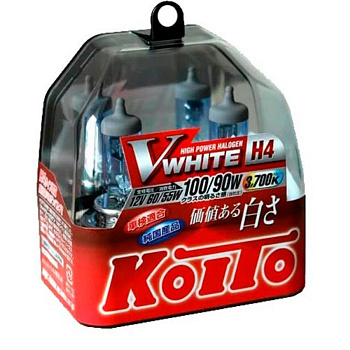 Галогенные лампы H4 KOITO Whitebeam III 3700К P0746W