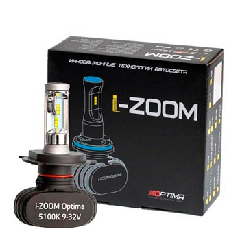 Комплект светодиодных ламп H4 Optima LED i-Zoom White 9-32v