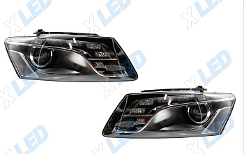 Комплект фар Audi Q5 (2008-2012) с bi-led линзами Х4 X-LED