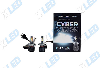 Комплект светодиодных ламп H4 HL Cyber Vision X-LED 12-24v