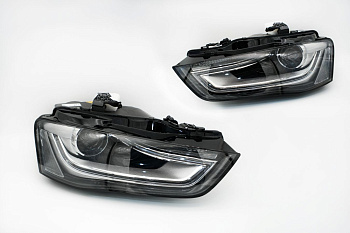 Комплект фар Audi A4 В8 (2011-2015) с bi-led линзами Х4 X-LED