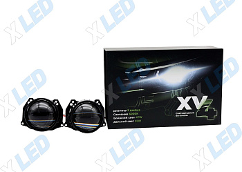 Комплект би-лед (Bi-Led) линз X-LED XV4 3.0 6000К
