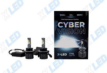 Комплект светодиодных ламп H13 Cyber Vision X-LED 12-24v