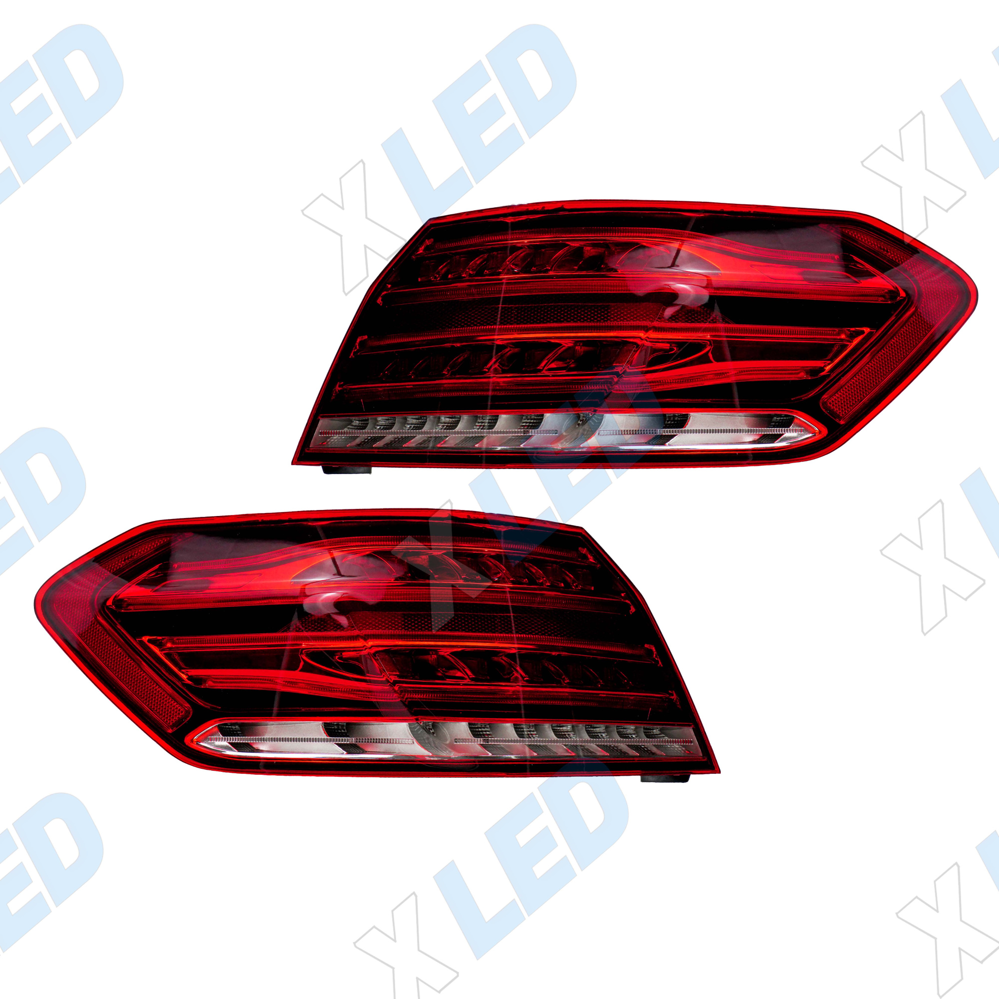 Комплект задних фонарей (тюнинг) Mercedes-Benz E-Class W212 IV рест (2013-2016)