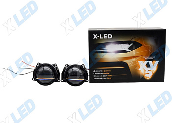 Комплект би-лед (Bi-Led) линз X-LED XV5 3.0 6000К