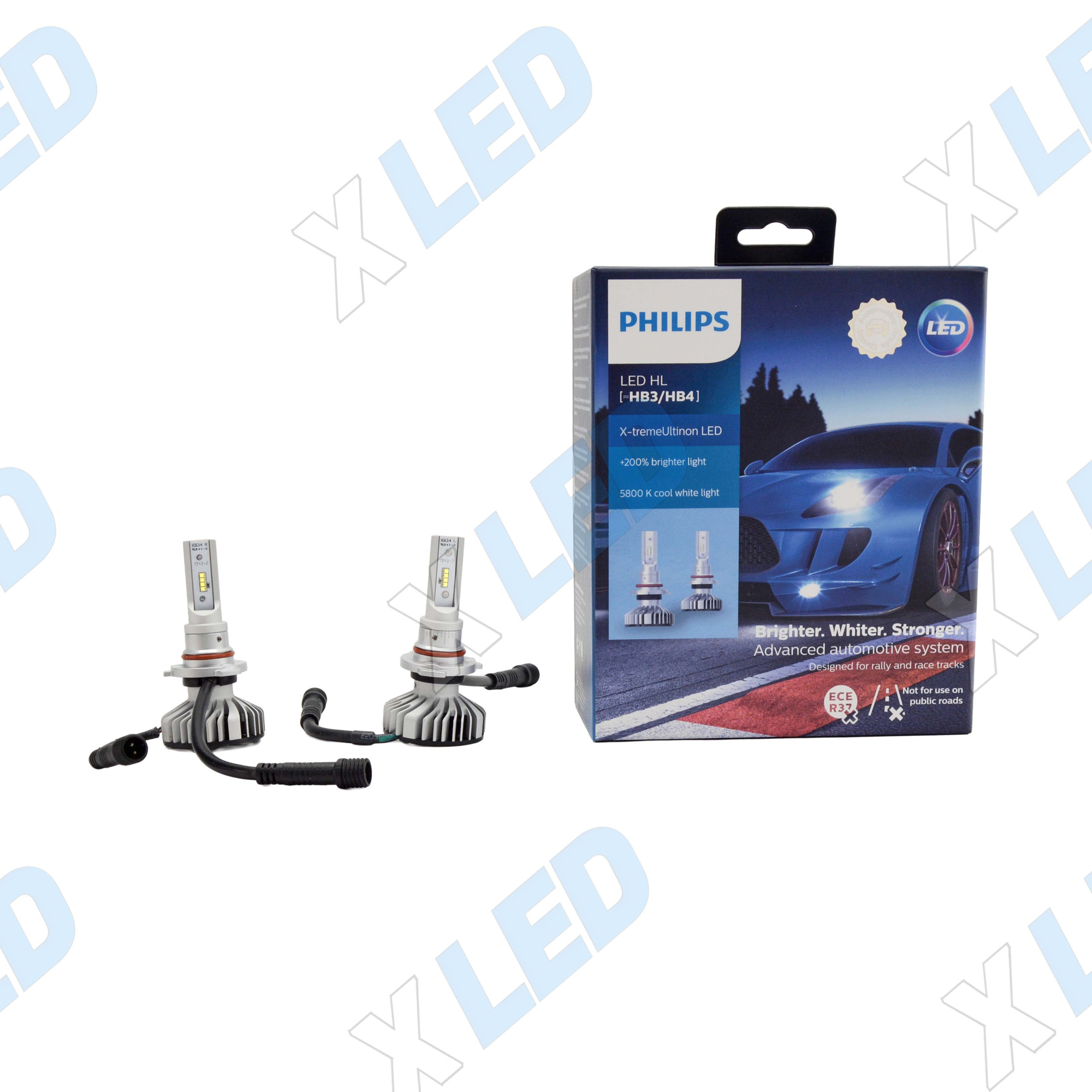 Комплект светодиодных ламп HB3/HB4 Philips X-tremeUltinon LED 6500K