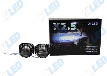 Комплект би-лед (Bi-Led) линз X-LED X2.5 6000К