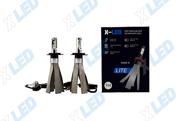 Комплект светодиодных ламп H4 H/L G7 Lite X-LED 12-24v