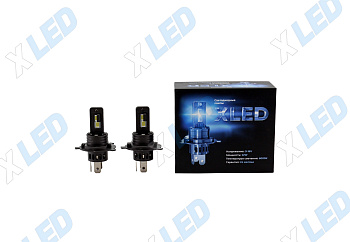 Комплект светодиодных ламп H4 H/L X-LED 6000K 9-16v