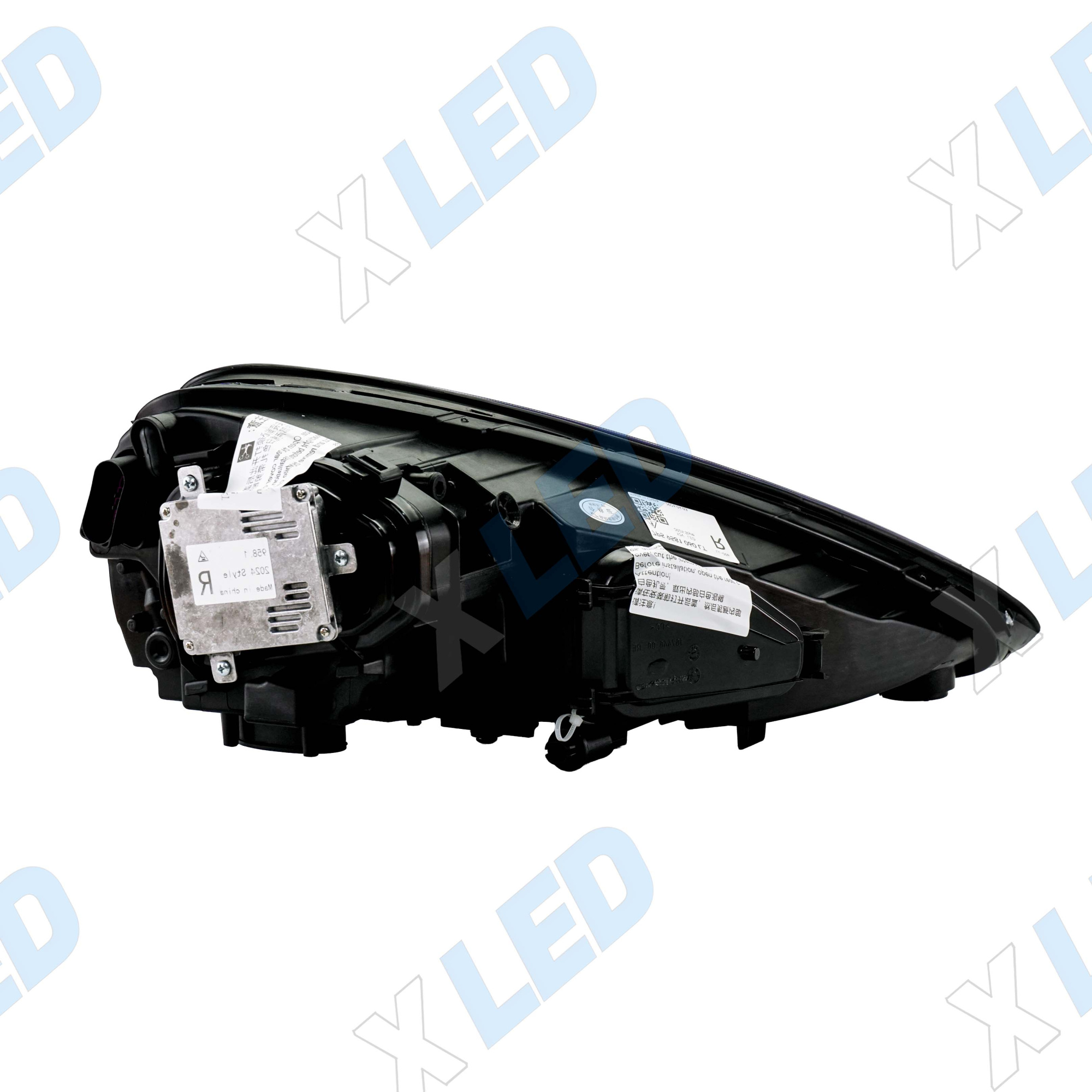 Фара Porsche Cayenne II (958) (2010-2014) LED Matrix, в стиле Cayenne III 2023 (левая)