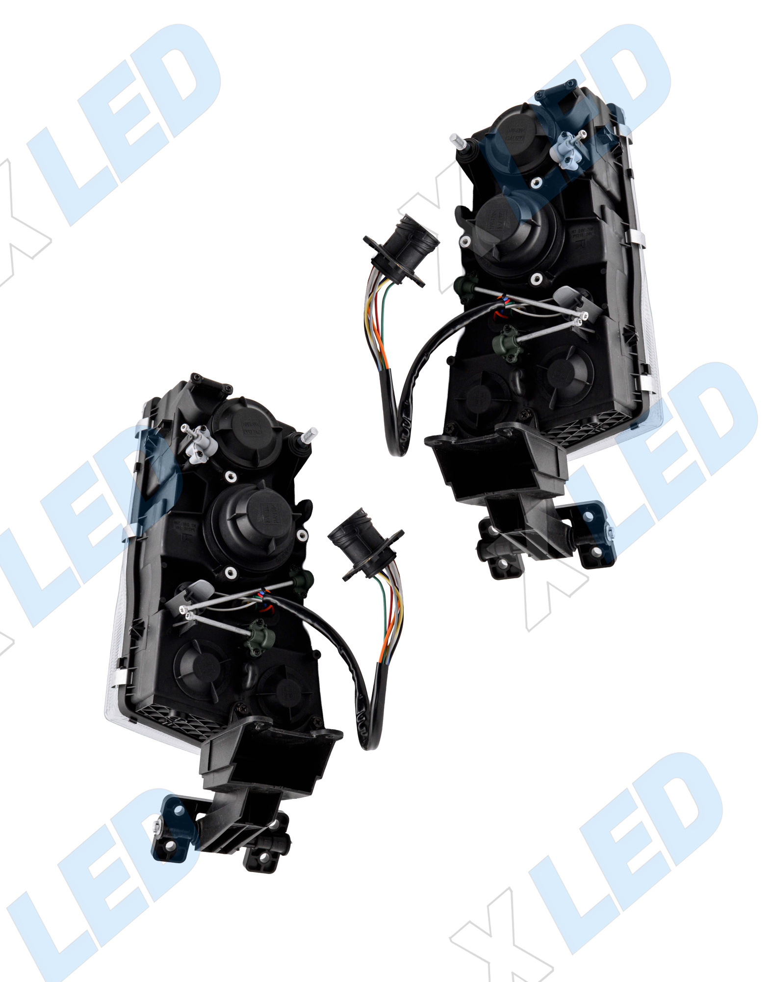 Комплект фар Volvo FH 12 (2002-2008) с bi-led линзами X4 Truck Profi 24V X-LED