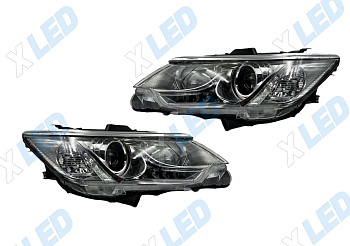 Комплект фар Toyota Camry XV55 (2014-2017) с bi-led линзами ХV4 X-LED